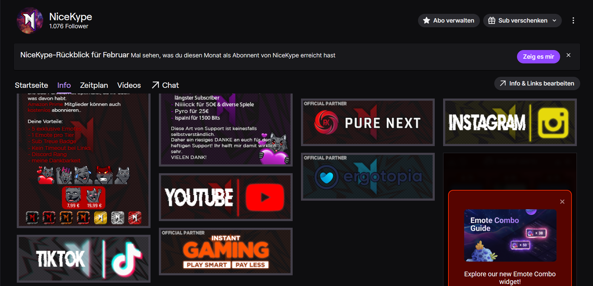 YouTube Beschreibung